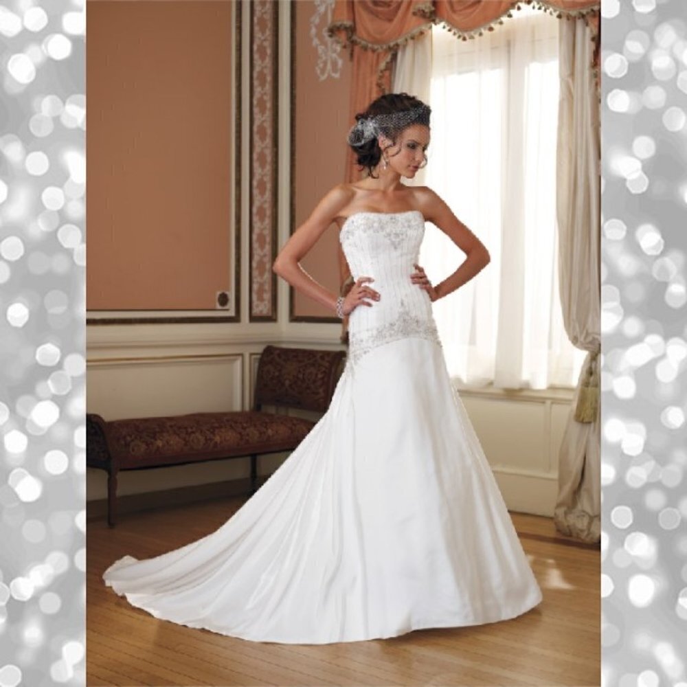 NWT Mon Cheri Bridal Wedding Gown Dress 29253